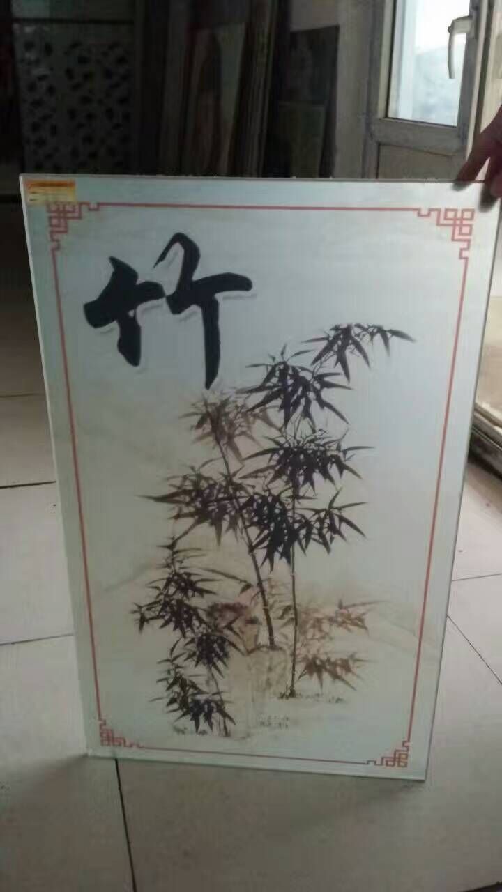 梅、蘭、竹、菊藝術(shù)玻璃